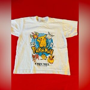 Vintage POKEMON White Short Sleeve Boys
T-Shirt - Size Large 10/12